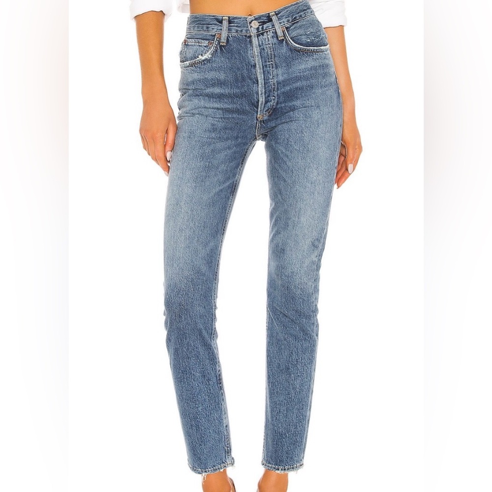Agolde Women's Skinny Jeans in Blue